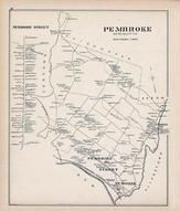 Pembroke, New Hampshire State Atlas 1892 Uncolored